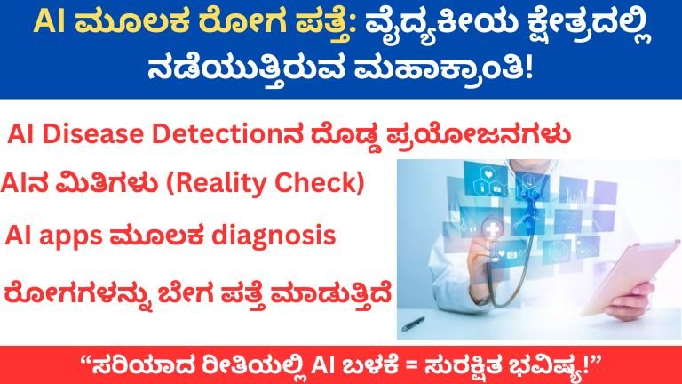 AI ಮೂಲಕ ರೋಗ ಪತ್ತೆ